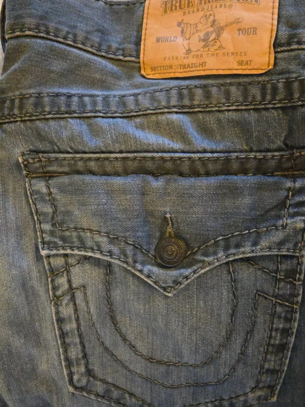 True Religion Ricky Big T Flap Straight 36x28